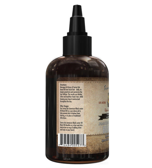 Sunny Isle Jamaican Black Castor Oil Beard Oil - 4oz