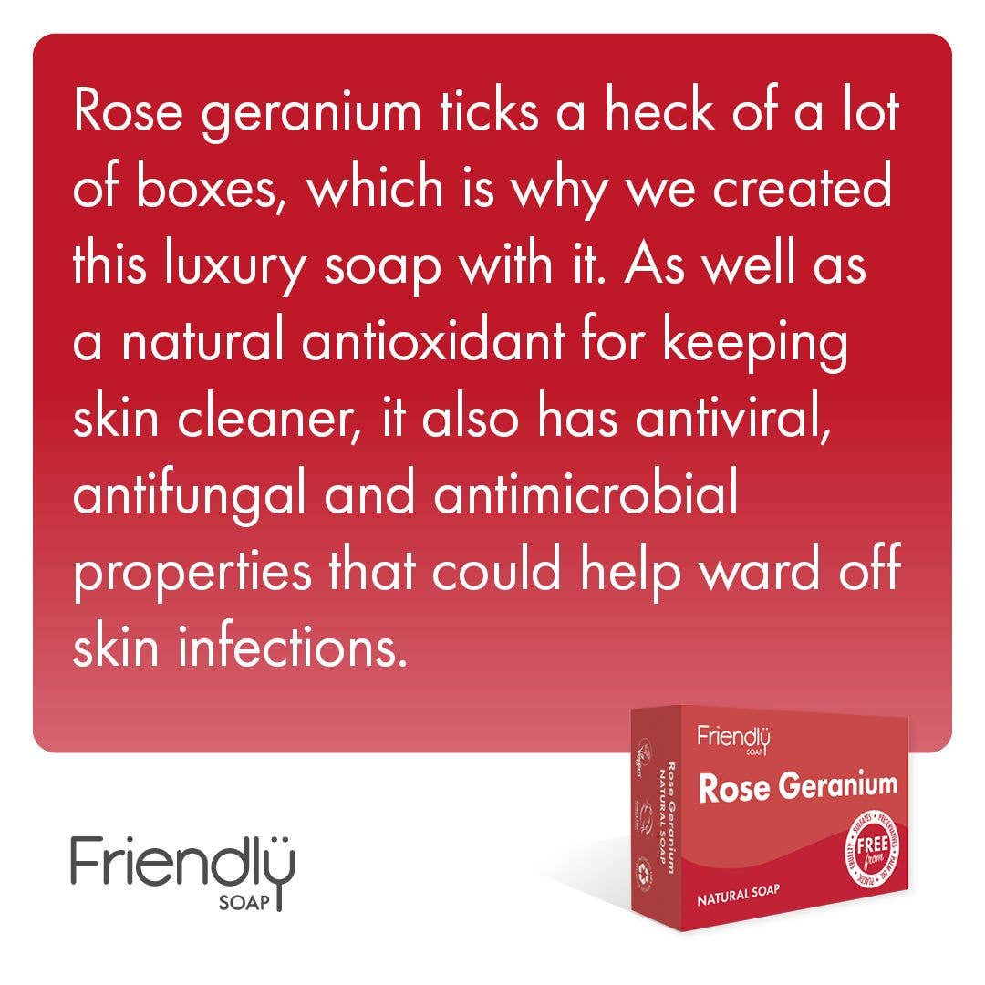 Rose Geranium Eco Friendly Soap Bar