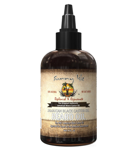 Sunny Isle Jamaican Black Castor Oil Beard Oil - 4oz